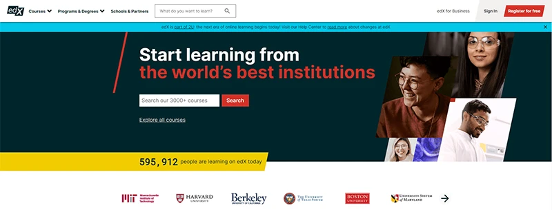 edx.org آموزش های ویدیویی کامپیوتر دانشگاه های برتر دنیا