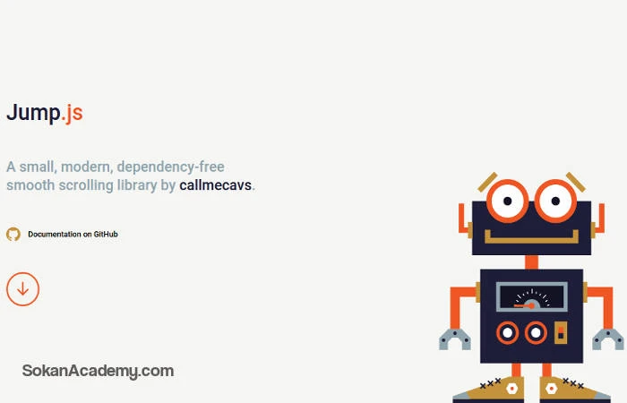 Jump.js: لایبرری اپن‌سورس برای پیاده‌سازی اِفکت اِسکرول نرم