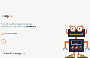 Jump.js: لایبرری اپن‌سورس برای پیاده‌سازی اِفکت اِسکرول نرم