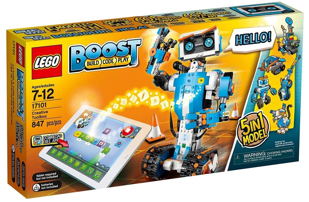 اسباببازی برنامهنویسی LEGO 17101 Boost Creative Toolbox Robotics Kit