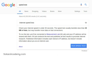 Speed Test: ابزار گوگل برای تست سرعت اینترنت