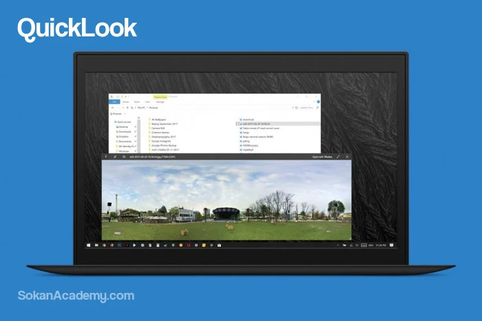 QuickLook: ابزاری برای پیش‌نمایش فایل‌ها در ویندوز بدون نیاز به باز کردن آن‌ها