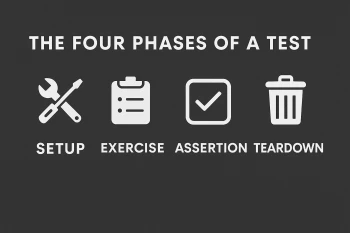 ساختار استاندارد تست‌ها: چرا باید از Four-Phase Test Structure استفاده کنیم؟