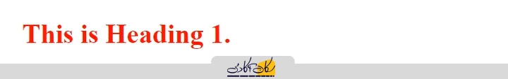 نتیجه استفاده از آیدیها (ID Selectors) دوره CSS