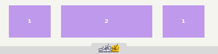 نمایش پراپرتی Flex Grow