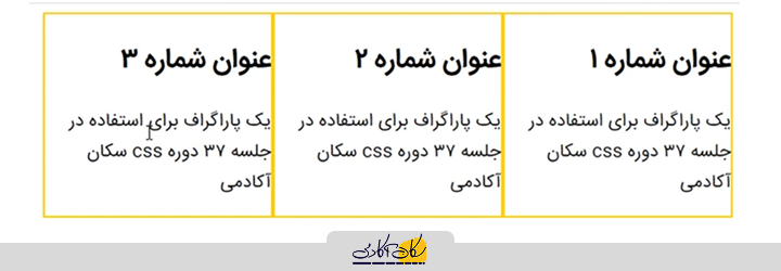 نتیجه پراپرتی Flex Basis در CSS