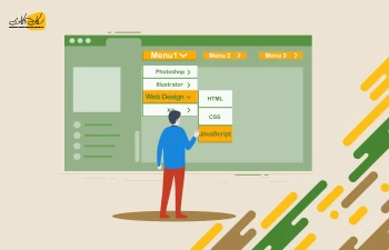 ساخت منوی آبشاری با استفاده از HTML و CSS