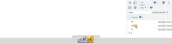 نتیجه تعریف غیرمستقیم متغیر و کار با مقدار متغیرها