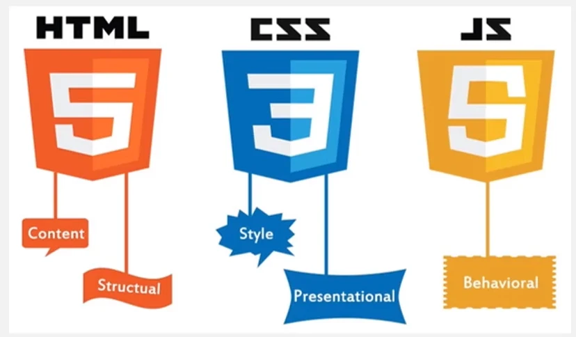جاوااسکریپت همراه با HTML و CSS ، بخش فرانت اند یک سایت را می‌سازد