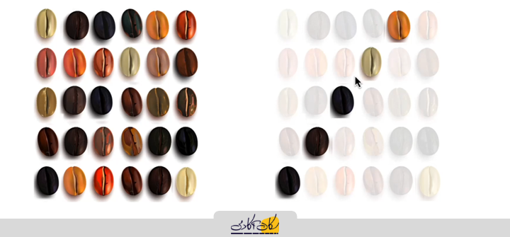 نمونه‌برداری سیستماتیک با مجموعه داده‌های قهوه