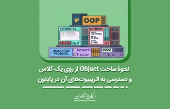 نحوۀ ساخت Object از روی یک کلاس و دسترسی به اتریبیوت‌های آن در پایتون